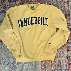 Vanderbilt Yellow Champion Crewneck